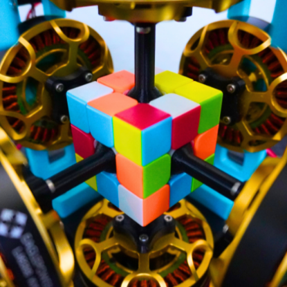 Picture of Rubik’s Cube Solving Robot 2.0 by Aaed Musa 47907 Indiana, United States.
