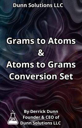 Picture of Grams to Atoms | Atoms to Grams Conversion Set
